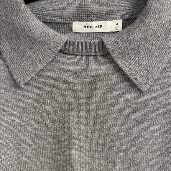 Mod Ref Classic Gray Crew Neck Sweater - Picture 2 of 5